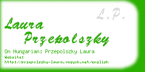 laura przepolszky business card